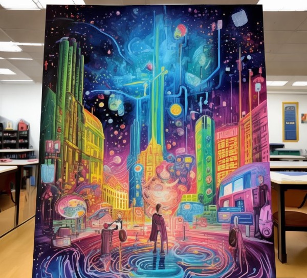 科技之光点亮童心——二年级手抄报中的创新与未来