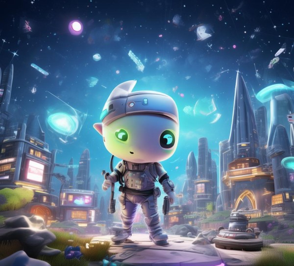 科技小精灵与未来创新，可爱细的探索之旅