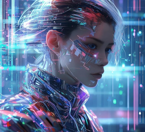 科技与创新创意画，高级感人物动漫的视觉革新与未来可能